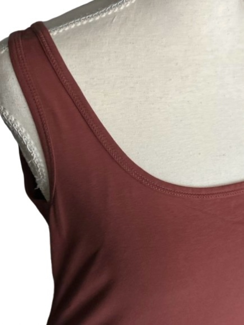 SOFTEST!!! Pima Cotton Tunic Tank Top PERUVIAN CONNECTION Long Designer Med - Picture 6 of 10
